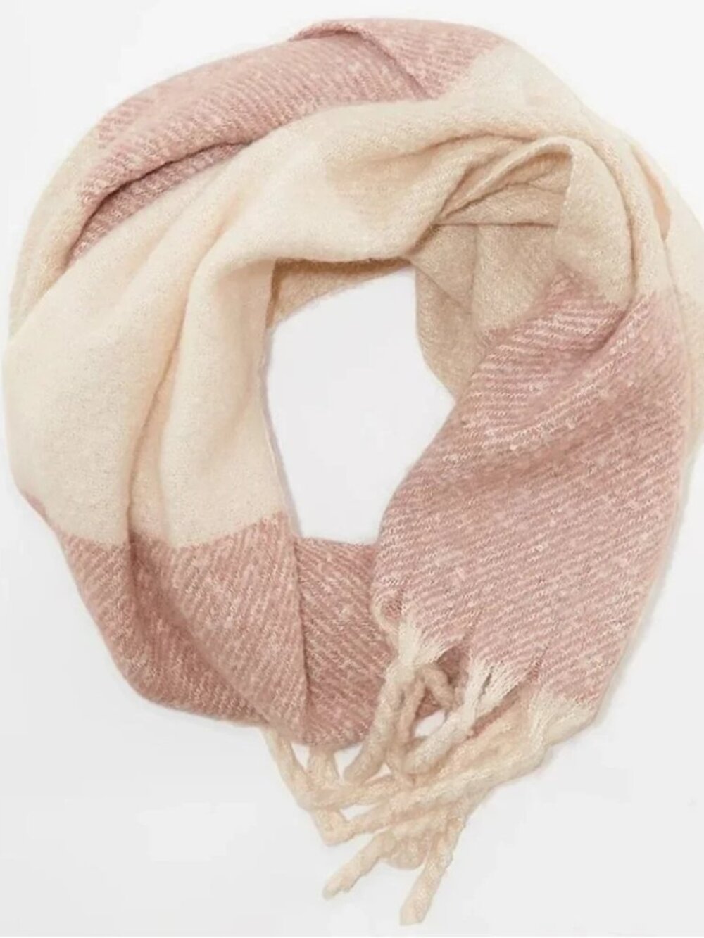 GENTLE FAWN Cozy Women's Colorblock Boucle Soft Scarf - NWT - Picture 5 of 9